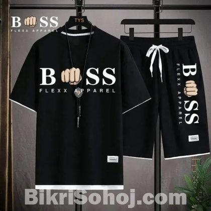 Combo Half T-Shirt And 3 Quarter Pants For Man.
